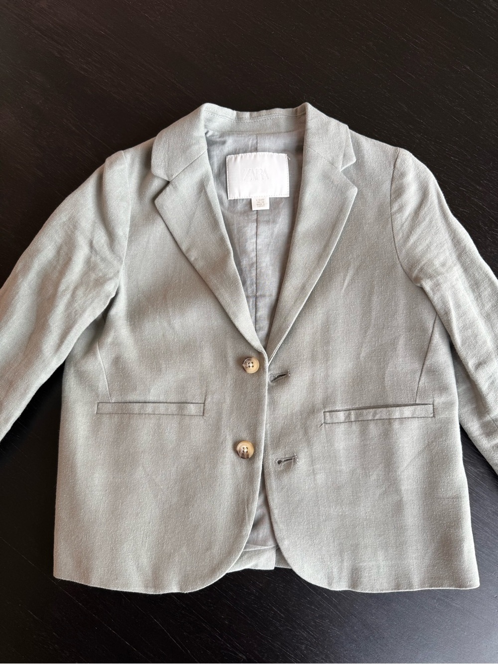 Zara Light Gray Kids Blazer Jacket